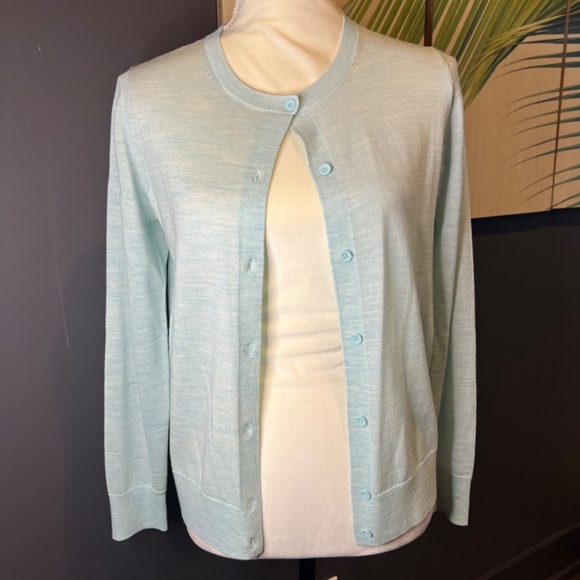 GAP NWOT Mint Green Button-up Cardigan - Picture 2 of 5
